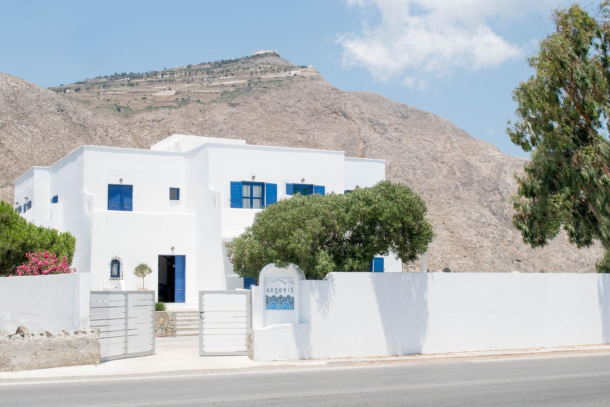 Aegeeis Hotell Perissa  Exteriör bild